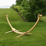 Solid Pine Arc Hammock Stand (305 cm) - Natural