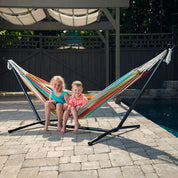 Double Polyester Hammock with Stand (250 cm) - Ciao