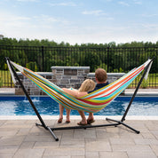 Double Polyester Hammock with Stand (250 cm) - Ciao