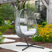 Nest Chair with Stand - Moonstone
