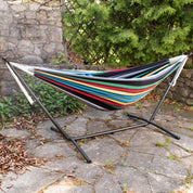 Double Cotton Hammock with Stand (280cm) - Rio Night