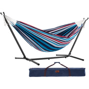 Double Cotton Hammock with Stand (280cm) - Denim