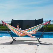 Double Cotton Hammock with Stand (280cm) - Salsa
