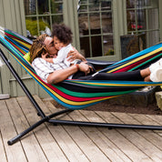Double Cotton Hammock with Stand (280cm) - Rio Night
