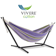 Load image into Gallery viewer, Double Cotton Hammock with Stand Combo (8ft/250cm)
