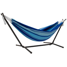 Load image into Gallery viewer, Double Cotton Hammock with Stand Combo (8ft/250cm)
