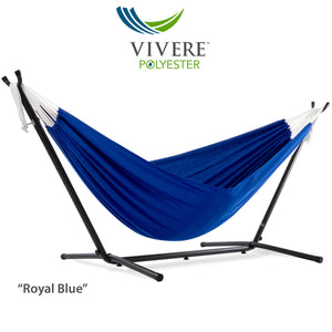 8ft Polyester Hammock with Stand